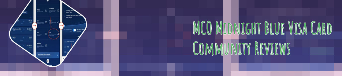 Crypto com midnight blue card
